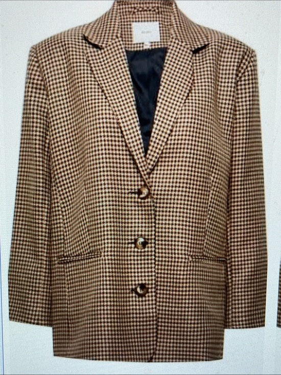 ICHI Jackets & Blazers - Ichi Ava Houndstooth check Blazer Jacket - Classic Tailored Women's Coat- nwt